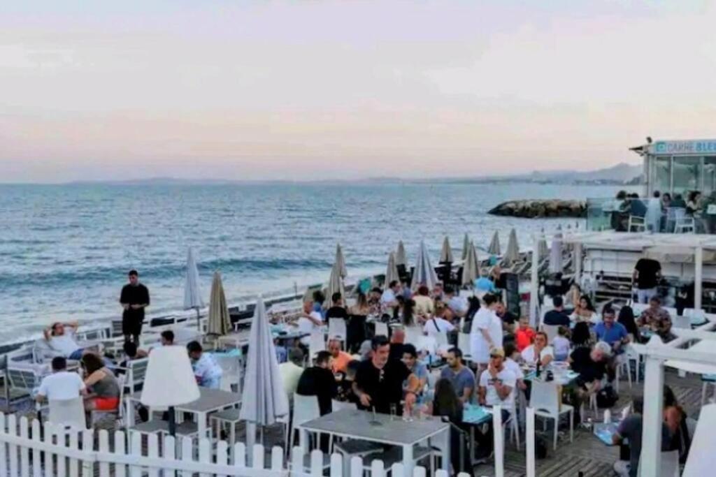 Cocon Marin 4 Studio Proche Mer Parking Wifi Cagnes-sur-Mer Exteriör bild