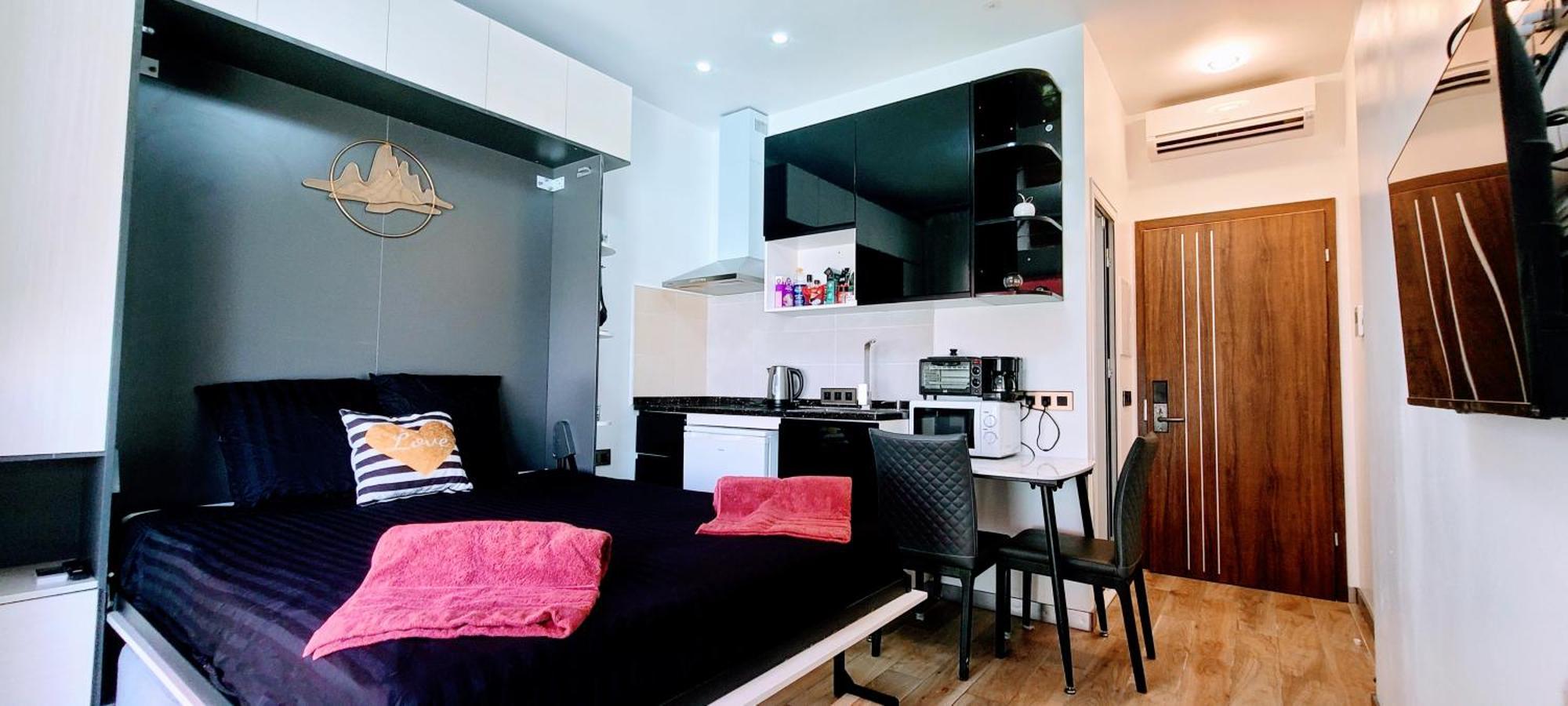 Cocon Marin 4 Studio Proche Mer Parking Wifi Cagnes-sur-Mer Exteriör bild